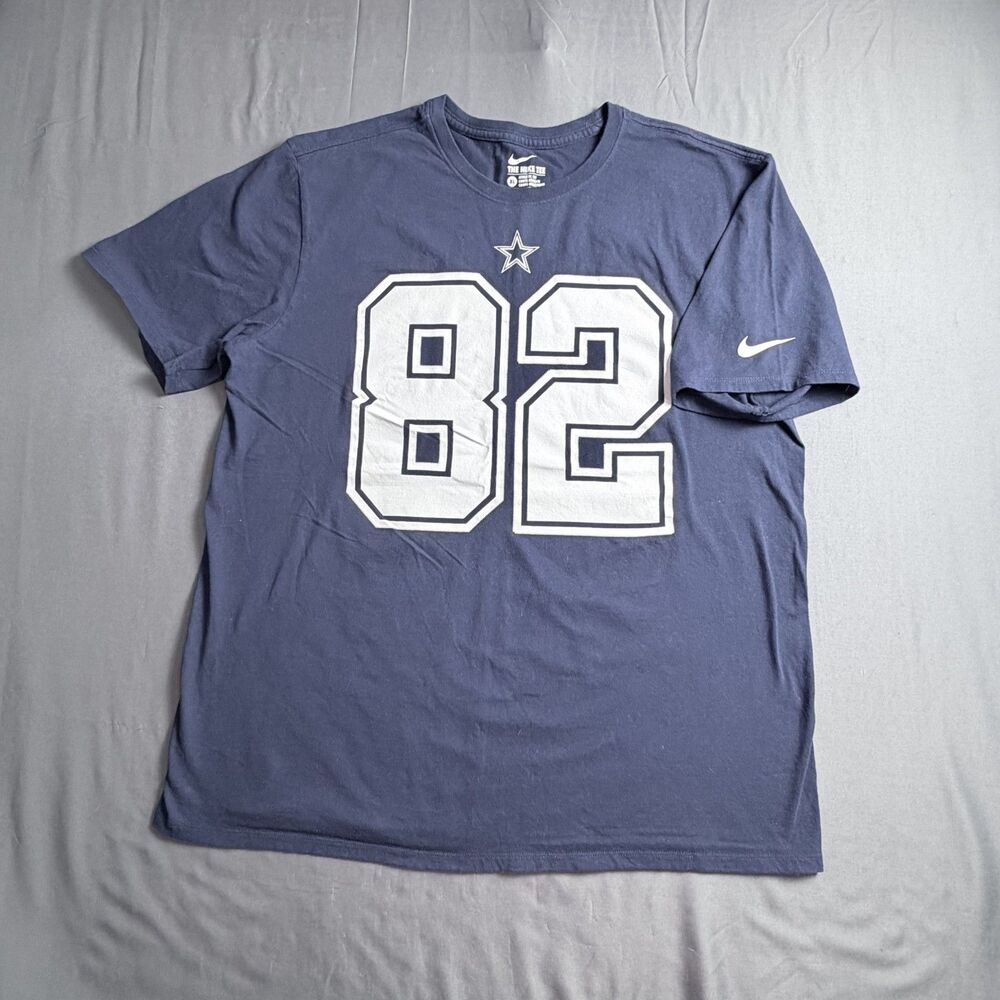NIKE Mens NFL Dallas Cowboys XL T-Shirt Graphic #82 Witten Retired Hall of Fame